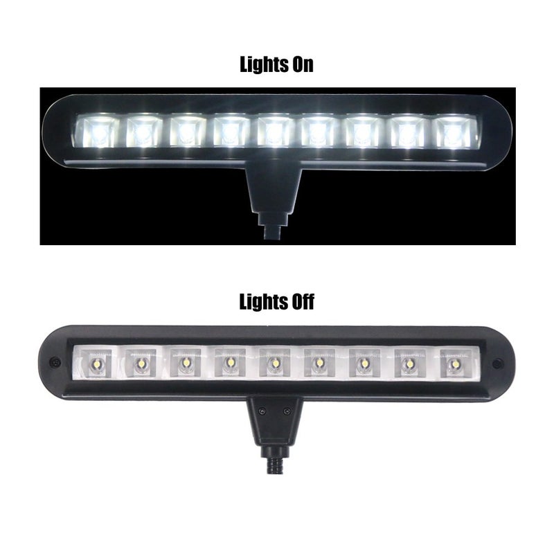 SumDirect Music Stand Light - 9 LED Adjustable Clip on Piano Lights, USB and Battery Operated, Perfect for Piano, Book Reading, Orchestra, Podium, Easel - Image 3